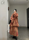 Mutedance 24 Autumn and Winter Padded Silk Flower Dye Top/Skirt MD-MD24FW32-colorant-match MD-MD24FW30